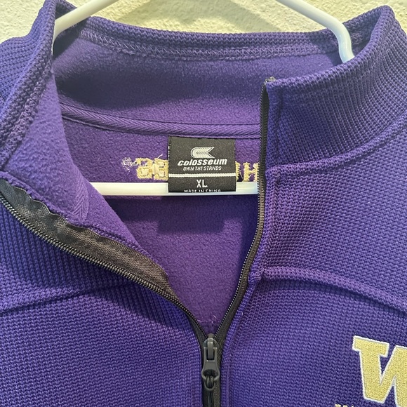 Colosseum Activewear - NCAA Quarter-zip Washington Huskies Men’s Pullover - Picture 5 of 9